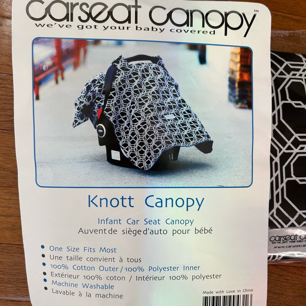 Carseat Canopy Knott Infant Car Seat Cover
